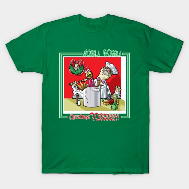 Christmas Chef T-Shirt by ActionNate